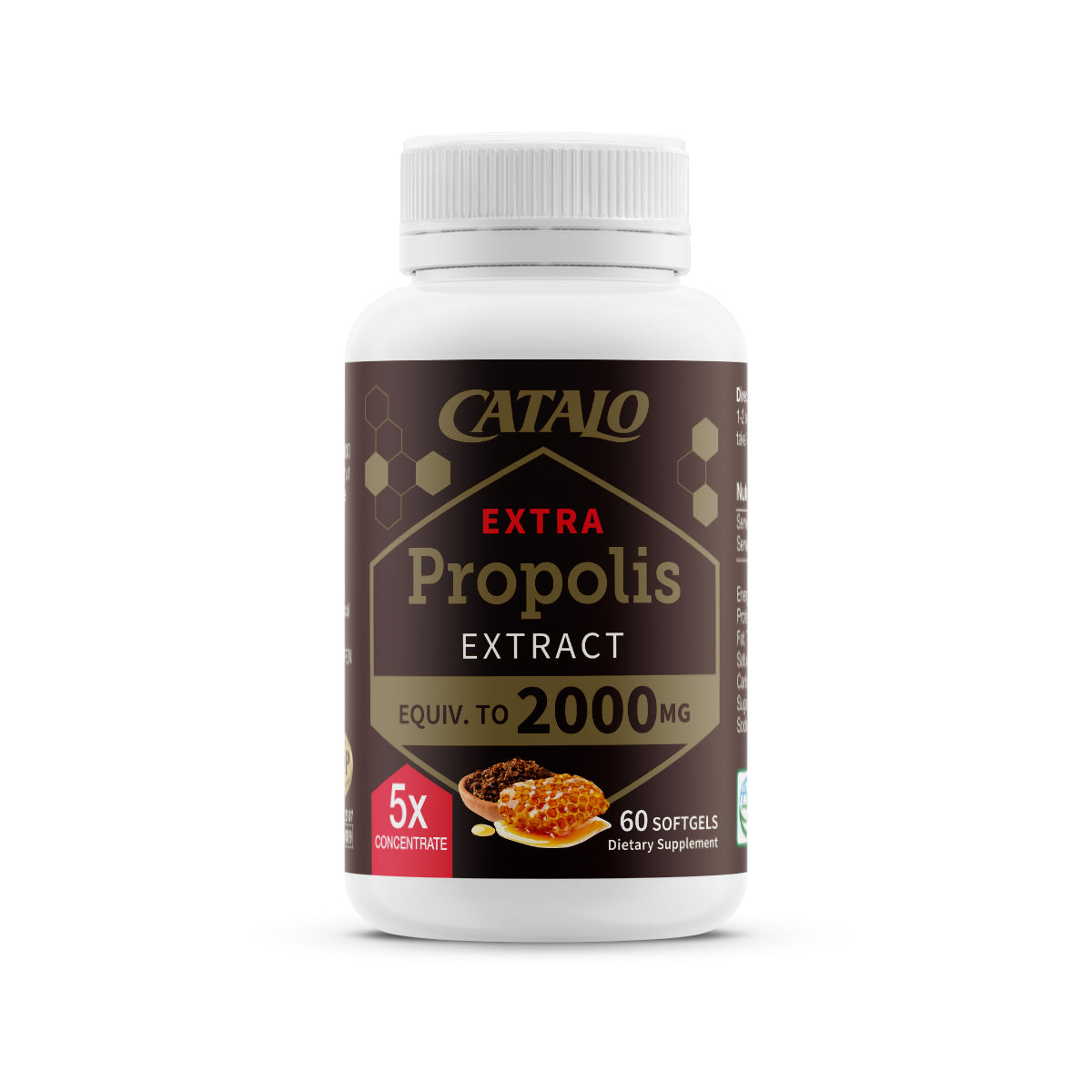 CATALO家得路特強澳洲蜂膠精華2000毫克 60粒,含高濃度類黃酮素,提升免疫力,改善皮膚,適合抗菌養生者。